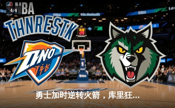 勇士加时逆转火箭，库里狂砍45分创赛季新高 - 4